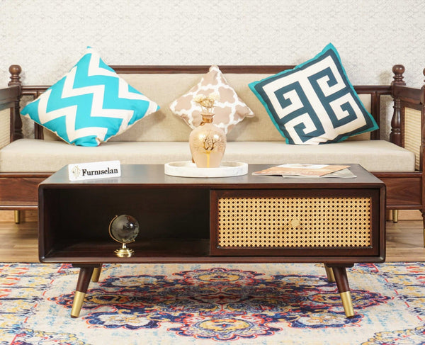 Cane coffee tables for sale discount