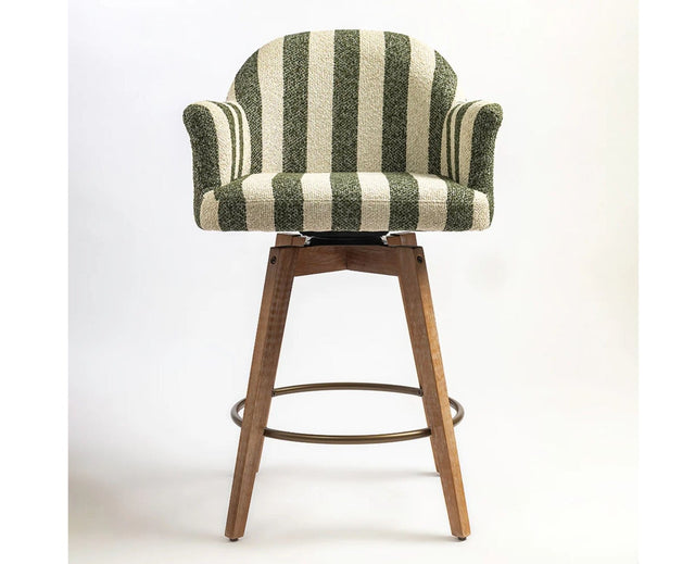 Brooklyn Bar Chair Swivel Counter Stool Furniselan Olive Green
