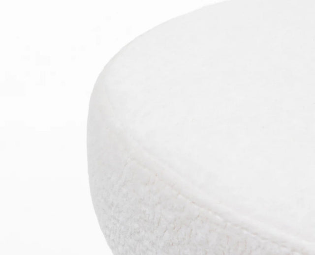 Clawz Cotton Ottoman White