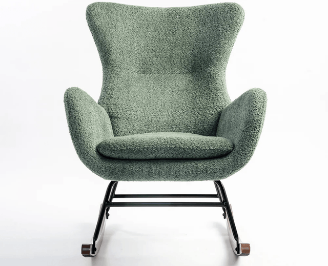 Munnar Rocking Chair - Dining Chair - Furniselan - Green