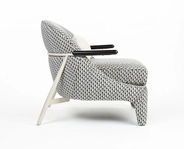 Pittsburgh Accent Chair Furniselan Black & White