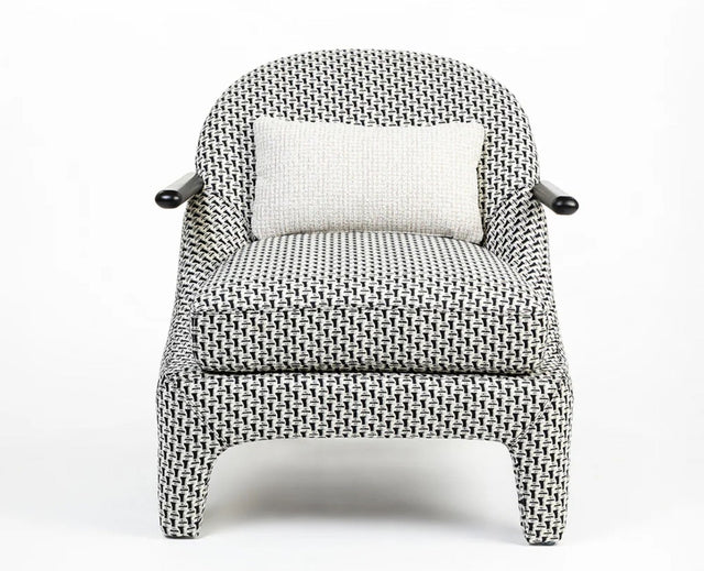 Pittsburgh Accent Chair Furniselan Black & White