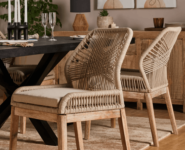 Rishikesh Tranquil Outdoor Chair - Dining Chair - Furniselan - Natural