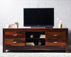 Bangalore Solid Wood Four Drawer TV Cabinet - Tv Cabinet - FurniselanFurniselan