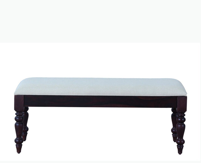 Calgary Solid Wood Bench - Bench - Furniselan - Rosewood-Fine-Finish