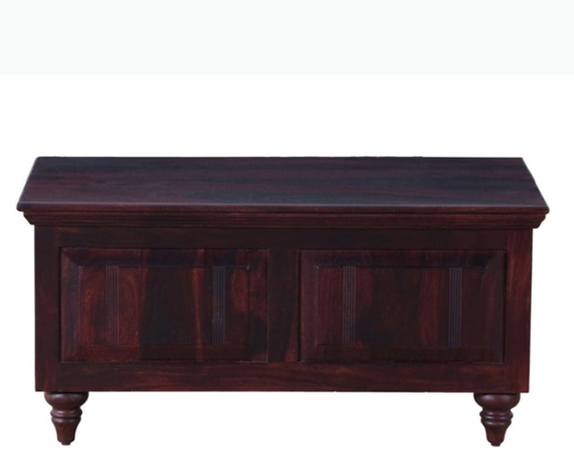 Calgary Solid Wood Trunk Box - Trunks & Cabinets - Furniselan-Rosewood-Fine-Finish