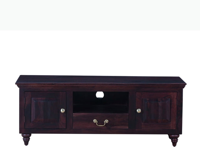 Calgary Solid Wood Tv Cabinet - Tv Cabinet - Furniselan-Rosewood-Fine-Finish