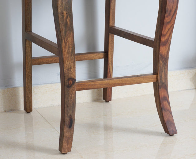 Denmark Solid Wood Bar Chair - Furniselan - Teak-Finish