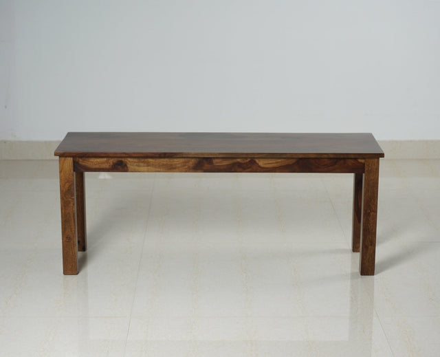 Jaipur Sheesham Wood 3 Seater Dining Bench for Living Room - Bench - Furniselan - Teak-Finish