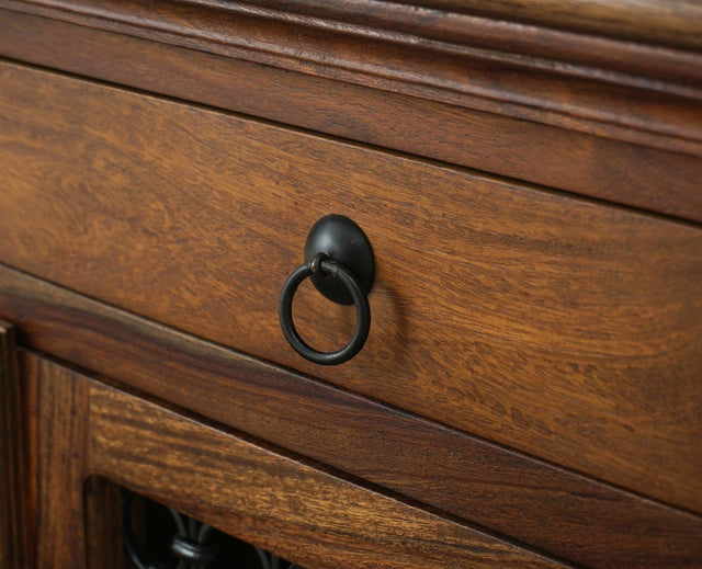 Sweden Wooden Dressing Table - Furniselan - Teak-Finish