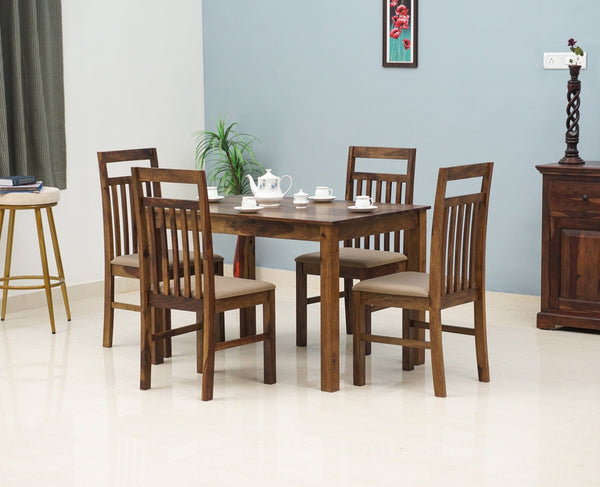 Buy Sheesham Wood Seater Dining Table Set with Chair for