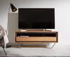 Tokyo Solid Wood one Drawer Tv Cabinet in Natural Teak Finish - Living Room Furniture Sets - FurniselanFurniselan