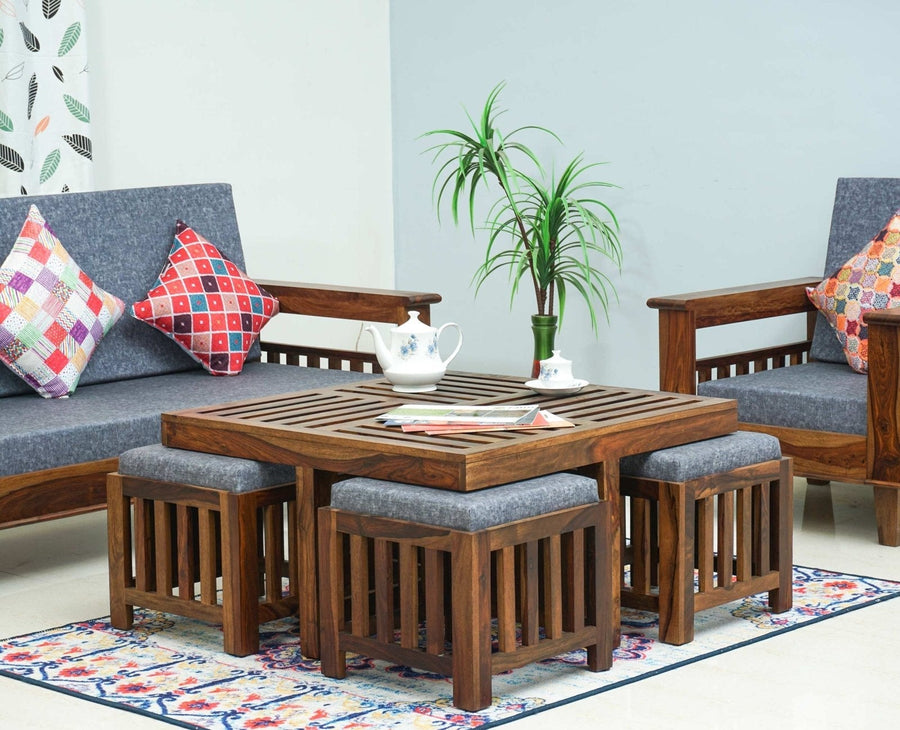 Coffee Table With Stools