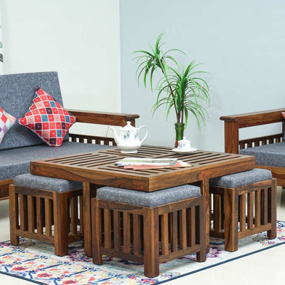 Coffee Table With Stools