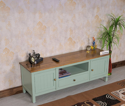 Spain Solid Mango Wood Tv cabinet-2 Doors and 1 Drawer Furniselan