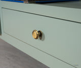 Spain Solid Mango Wood Tv cabinet - Two Doors and One Drawer - Tv Cabinet - Furniselan - Silt-Green