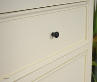 Mumbai Sideboard Cabinet Solid Wood - Three Drawers & Two Doors - Sideboard - Furniselan - Frosty-White