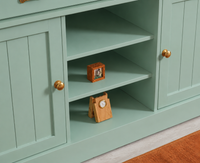 Porto Wooden Two door and Two Drawer Sideboard Cabinet Large - Tv Cabinet - Furniselan Silt Green