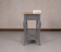 Alexandria Wooden Console Table Three Drawer - Console Table - Furniselan Slate-Grey