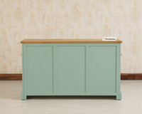 Porto Wooden Two door and Two Drawer Sideboard Cabinet Large - Tv Cabinet - Furniselan Silt Green