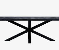 Orvian 6 Seater Dining Table Black
