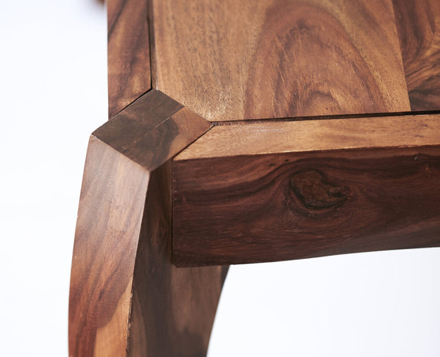 Kyoto Study Table Furniselan - Rustic-Teak-Finish