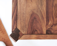 Kyoto Study Table Furniselan - Rustic-Teak-Finish