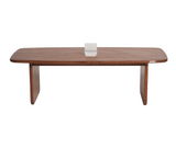 Columbus Solid Wood Coffee Table - Coffee Table - Furniselan - Teak-Finish