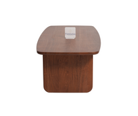 Columbus Solid Wood Coffee Table - Coffee Table - Furniselan - Teak-Finish