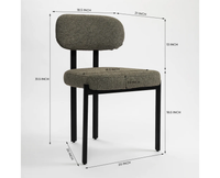 Coorg Ease Accent Dining Study Chair - Dining Chair - Furniselan - Green