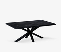 Orvian 6 Seater Dining Table Black