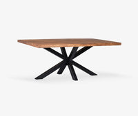 Orvian 6 Seater Dining Table brown