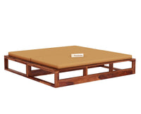 Copenhagen Sheesham Sofa Cum Bed Furniselan Camel Brown