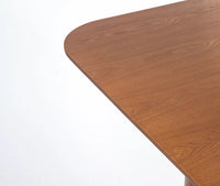 Savero Plywood 8 Seater Dining Table Honey Oak