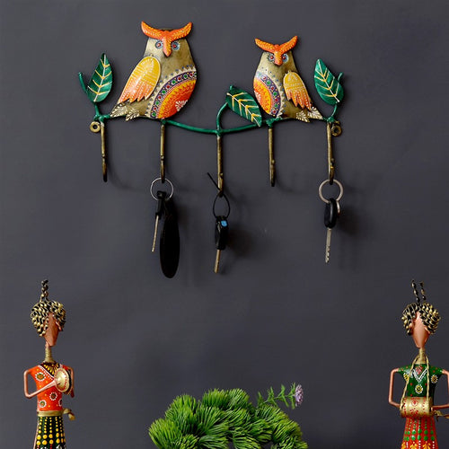 Owl Metal Novelty Key Holder Furniselan