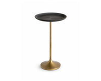 Nova Aluminum Side Table - Antique Brass