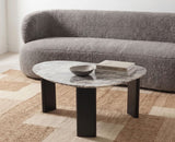Oakley Wood Coffee Table with Marble