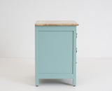Aleppo Wooden Bedside Table Furniselan Silt-Green