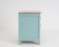 Aleppo Wooden Bedside Table Furniselan Silt-Green