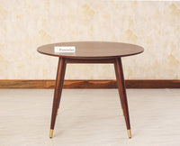 Boston Solid Wood Round Dining Table Four Seater Furniselan Grey-Finish