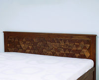 Jodhpur Solid Wood King Size Bed with Box Storage Furniselan-Teak-Finish
