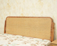Maui Solid Mango Wood Queen Size Bed Natural Oak