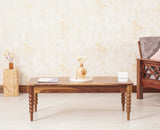 Richmond Sheesham Wood Coffee Table Furniselan - Teak-Finish
