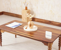 Richmond Sheesham Wood Coffee Table Furniselan - Teak-Finish