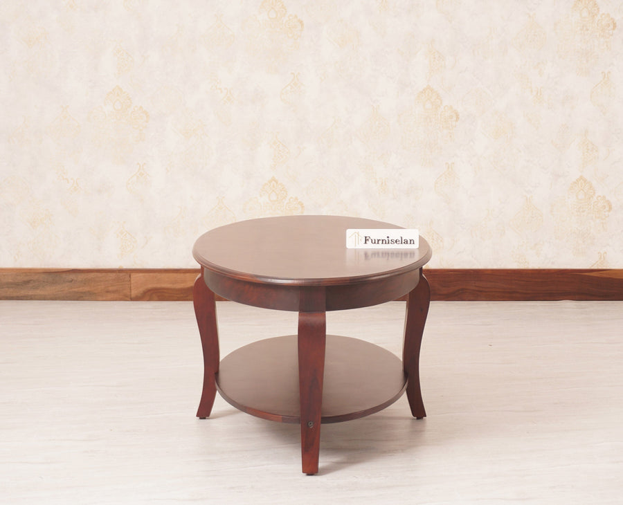 Denmark Sheesham Wood Oval Coffee Table - Coffee Table - Furniselan - Rosewood-Finish