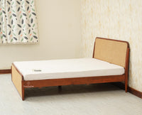Maui Solid Mango Wood King Size Bed Brown Finish
