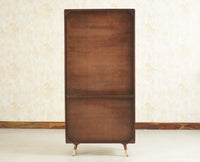 Boston Solid Wood Four Door Bookshelf - Bookshelf - Furniselan Grey-Finish