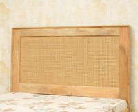 Boston Solid Wood Single Size Storage Bed for Home, Hotels and PG Natural Finish