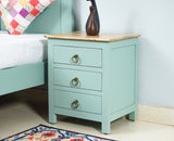 Aleppo Wooden Bedside Table Furniselan Silt-Green