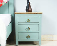 Aleppo Wooden Bedside Table Furniselan Silt-Green